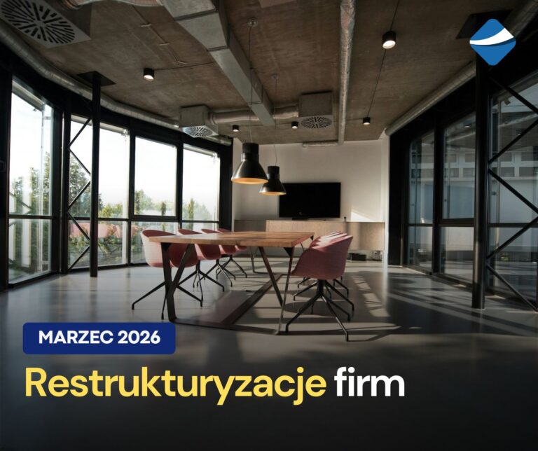 Restrukturyzacje firm – Marzec 2026